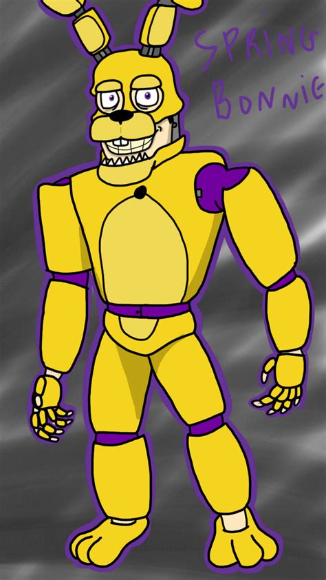 Spring Bonnie Fnaf 6 Style by JohnDraw54 on DeviantArt