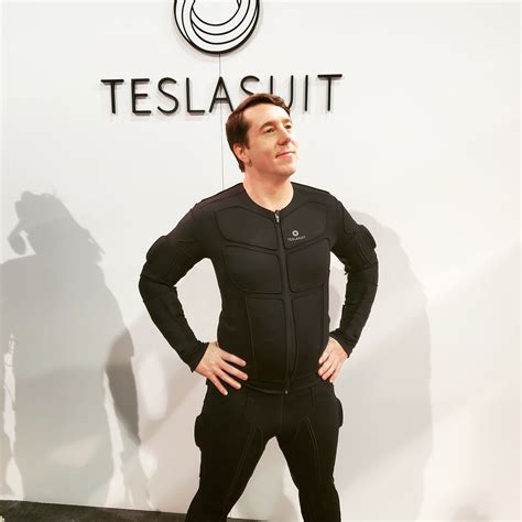 Living in the future with Teslasuit and thier full body motion capturing haptic feedback VR suit ...