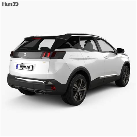 Peugeot 3008 GT Line 2016 3D model - Vehicles on Hum3D