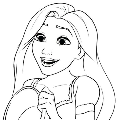 Baby Rapunzel Coloring Pages at GetColorings.com | Free printable ...