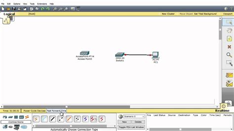 Cisco Packet Tracer: Setup a Simple Wireless Network Lab03