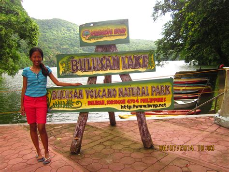 The Bulusan Lake in Bulusan Volcano Natural Park, Sorsogon