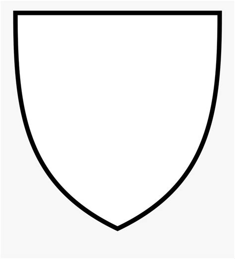 Blank Shield Logo Png Download - Simple Shield Vector is a free transparent background clipart ...