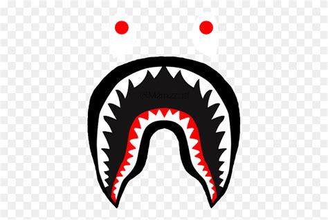 Bape Logo Supreme Hypebeast Shark Teeth Bathingape Eyes - Shark Teeth ...