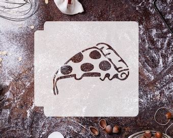 Pizza Stencil, Reusable Pizza Stencil, DIY Craft Stencil, Large Pizza ...