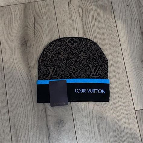 Black lv beanie 💯 Brand new Received it as a gift - Depop