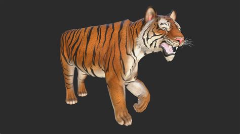 Bengal Tiger - 3D model by woo.art.77 [cf88c38] - Sketchfab