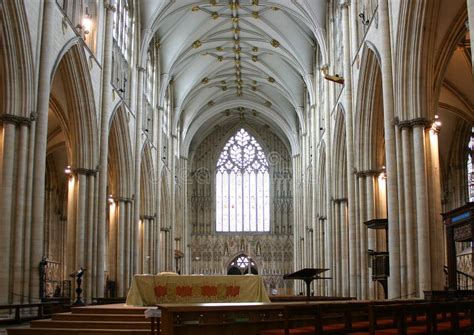 York Minster interior stock image. Image of tourist, minster - 243591