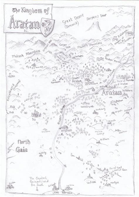 Map of Aratan by dashinvaine on DeviantArt