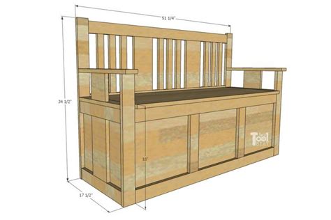 Craftsman Toy Box Bench - Her Tool Belt | Wooden toy boxes, Toy storage bench, Furniture project ...