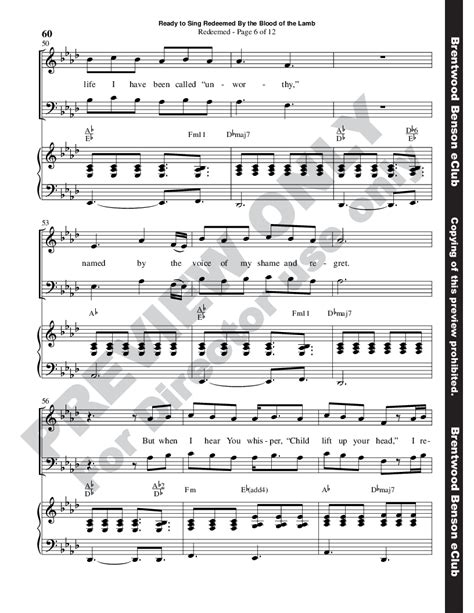 Redeemed By the Blood of the Lamb (SATB Chor | J.W. Pepper Sheet Music