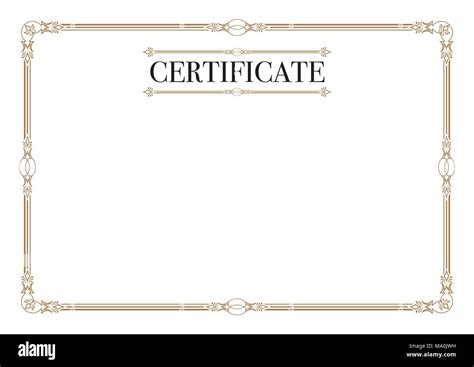 Certificate Border for Excellence Performance Stock Vector Image & Art - Alamy