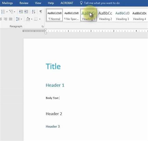 Microsoft Word Styles Themes and Templates