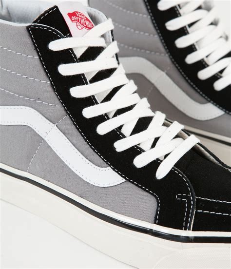 Vans Sk8-Hi 38 DX Anaheim Factory Shoes - Black / Light Grey | Flatspot