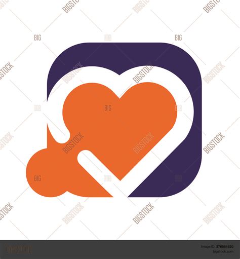 Modern Symbol Love Vector & Photo (Free Trial) | Bigstock