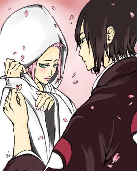 Sasuke Sakura Traditional Wedding by mintccino on DeviantArt