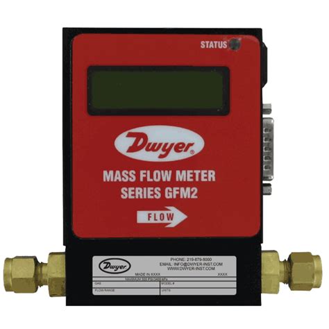 Series GFM2 | Gas Mass Flow Meter is ideal for measurement of flow rates in a variety of gases ...