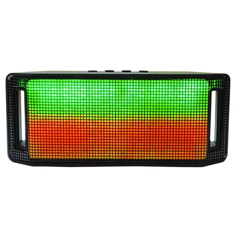 Portable Bluetooth Speaker with Flashing LED Lights