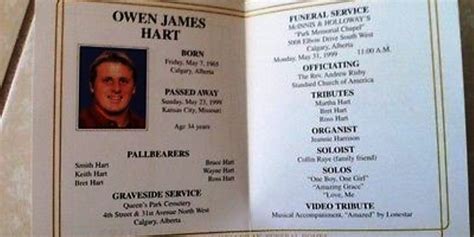 Everything To Know About Owen Hart's Funeral