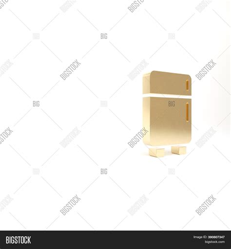 Gold Refrigerator Icon Image & Photo (Free Trial) | Bigstock