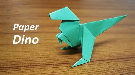 Origami Instructions Dinosaur