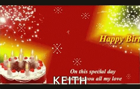 Happy Birthday Keith GIF - HappyBirthday Keith Cake - Discover & Share GIFs