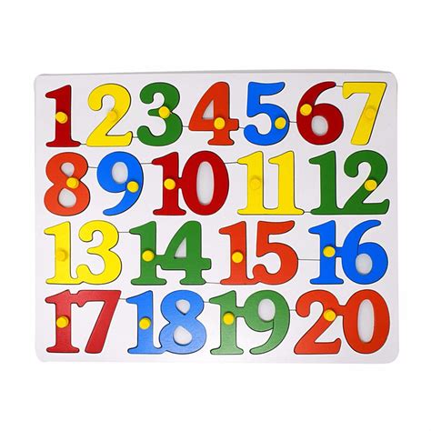 Number Puzzle 1 - 20 Early Learning Wooden Toy / Educational Toy — Explearn Toys