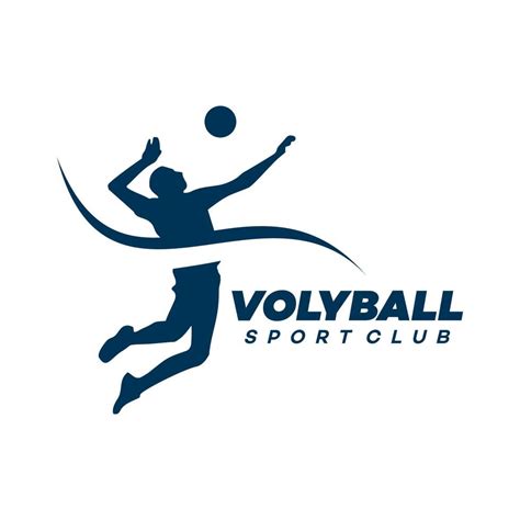 volleyball logo vector template illustration 10629949 Vector Art at ...