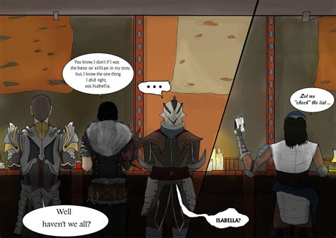 Dragon age inquisition endings at the bar by AC-DAT-ART on DeviantArt