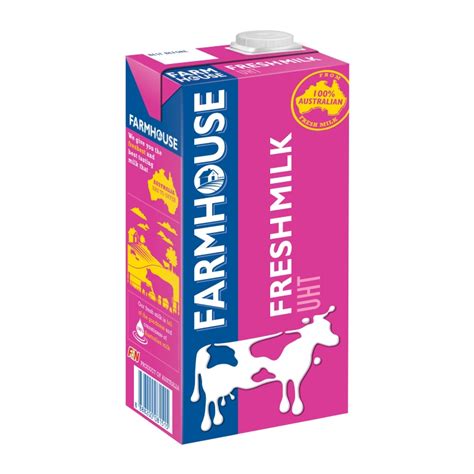 FARMHOUSE UHT Fresh Milk 1L x 12 | F&N Life