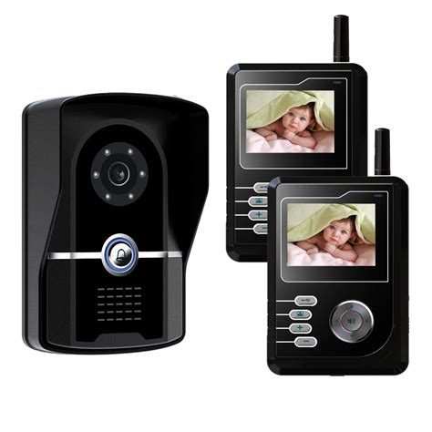 2.4GHz Portable Wireless Color Video Door Phone Intercom System Kit