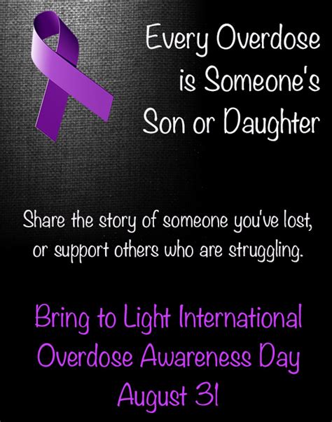 Raising Awareness on International Overdose Awareness Day