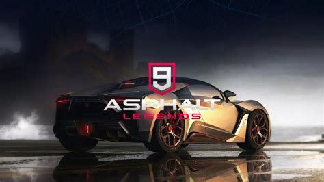 Video Game Asphalt 9: Legends #Golden Sport Car #1080P #wallpaper # ...