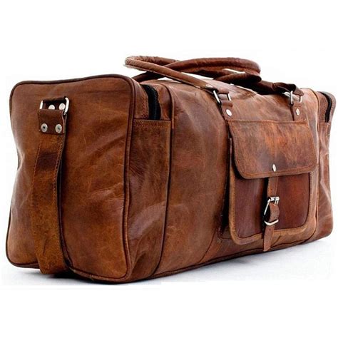 Casual Vintage Leather Duffle Bag | Leather Bags Gallery