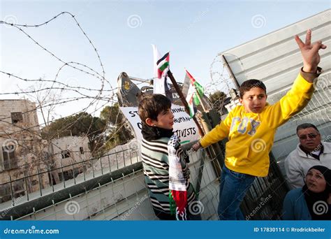 East Jerusalem Protest editorial stock image. Image of activism - 17830114