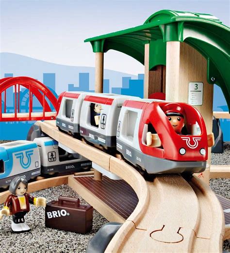 BRIO World Train Station Set - 42 pcs - Large » 30 Days Return