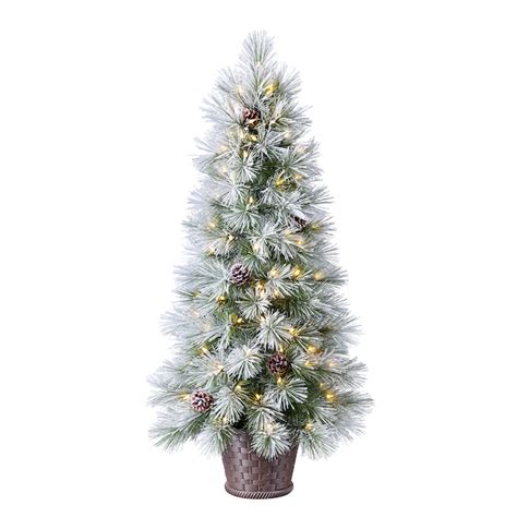 Holiday Living Berkshire Christmas Tree Pre-Decorated with Pine Cones 4 ...