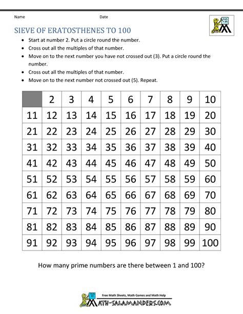 Sieve of Eratosthenes page