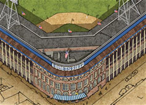 Ebbets Field Art Poster