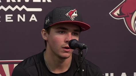 Arizona Coyotes center Clayton Keller discusses Max Domi trade