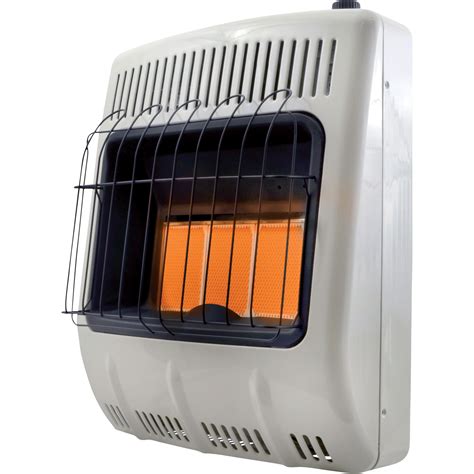 Mr. Heater Vent-Free Liquid Propane Radiant Wall Heater — 18,000 BTU, 3-Plaque, Model ...