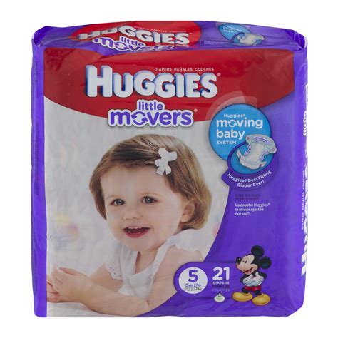 Huggies Little Movers Diapers Size 5 Jumbo Pack 19CT PKG | Garden Grocer