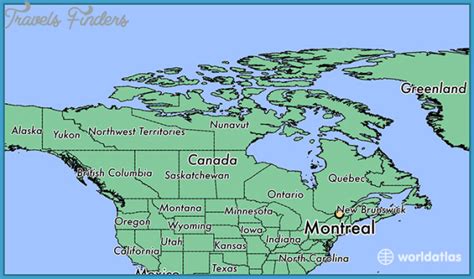 Montreal Map - TravelsFinders.Com