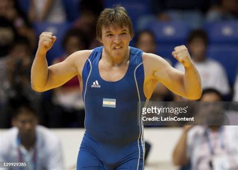 Yuri Alexei Maier of Argentina celebrates a victory against Randy... News Photo - Getty Images