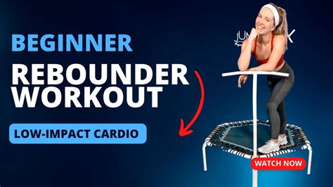 Rebounder Workout Beginner - YouTube