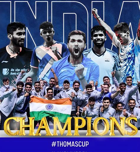 India win Thomas Cup, make badminton HISTORY - Rediff Sports