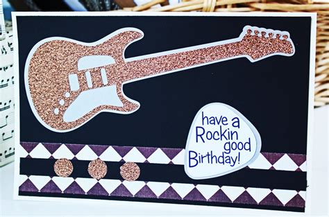 Have a Rockin Good Birthday Electric Guitar Birthday Card - Rock and ...