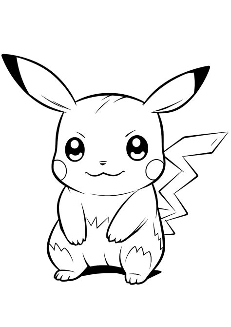 Pikachu - All Pokemon coloring pages Kids Coloring Pages