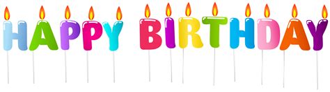 Happy Birthday Candles PNG Clip Art Image | Gallery Yopriceville - High ...