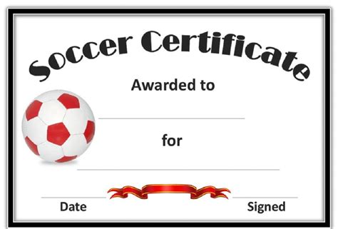 Soccer Award Certificates Template | Soccer awards, Soccer, Awards certificates template